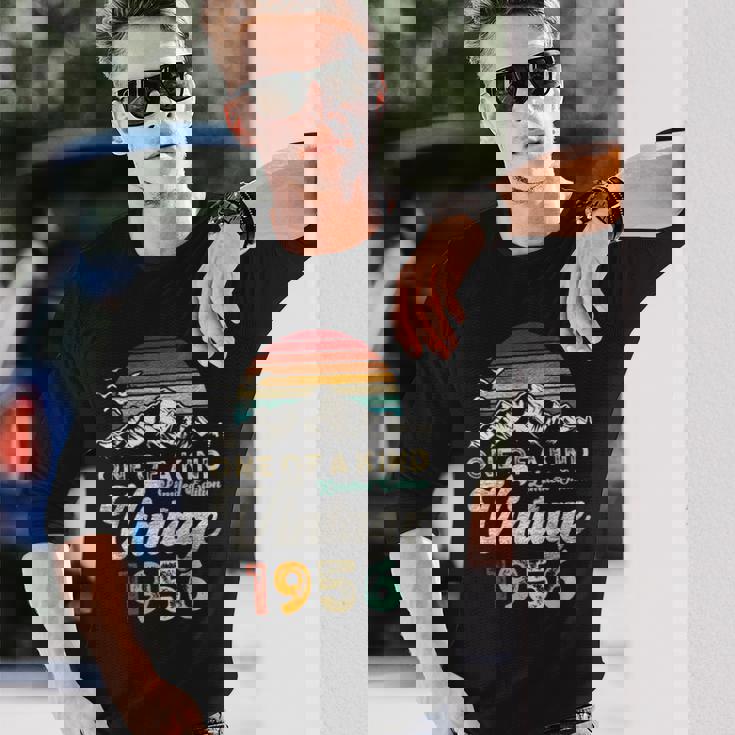 ヴィンテージ 1956 誕生日 70年 マウンテン レトロ 長袖Tシャツ 彼への贈り物