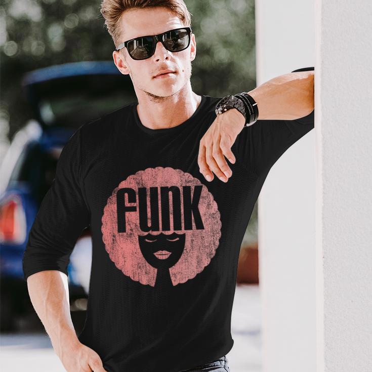 ヴィンテージ 80年代 ディスコソウル音楽またはレトロダンシング ファンク 長袖Tシャツ 彼への贈り物