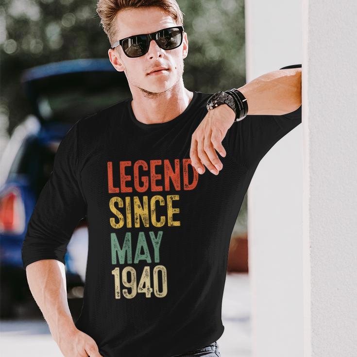ヴィンテージ 86 誕生日デコレーション メンズ 86歳 1940 86歳の誕生日 長袖Tシャツ 彼への贈り物