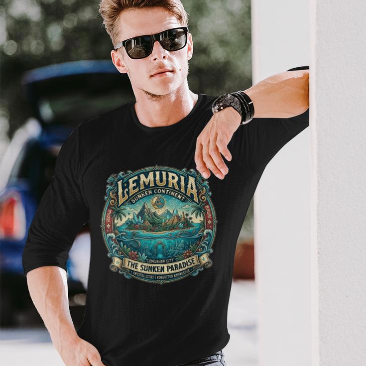 ヴィンテージ レムリア 沈没大陸 長袖Tシャツ 彼への贈り物