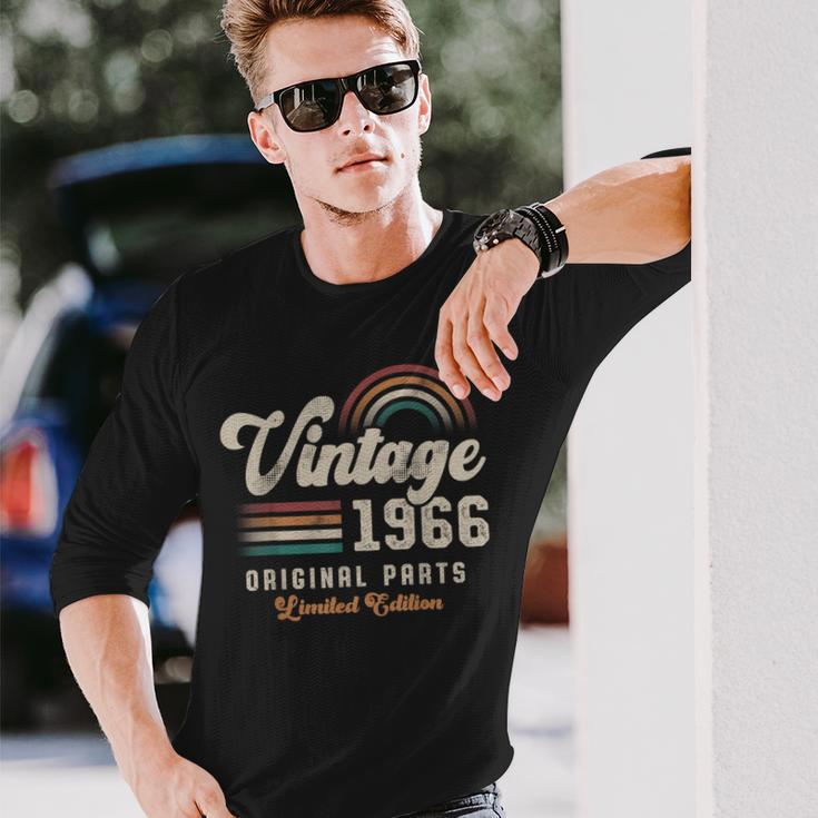 ヴィンテージ1966年、誕生年60年 レトロ 長袖Tシャツ 彼への贈り物
