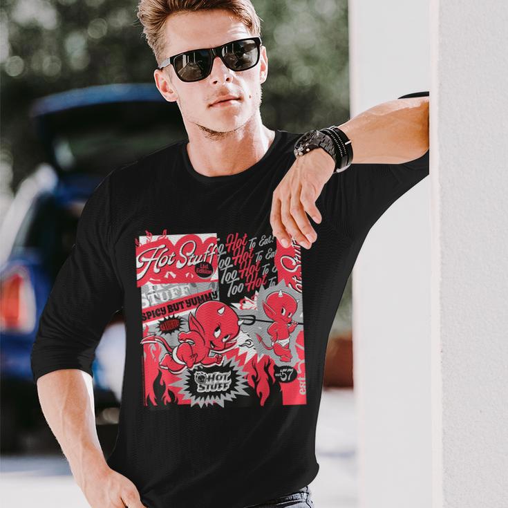 世界中のホットスタッフ。 長袖Tシャツ 彼への贈り物