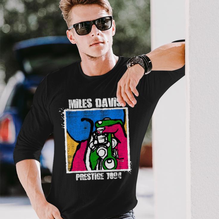 公式miles Davis Jazz Icon Merch Prestige 7094 長袖Tシャツ 彼への贈り物