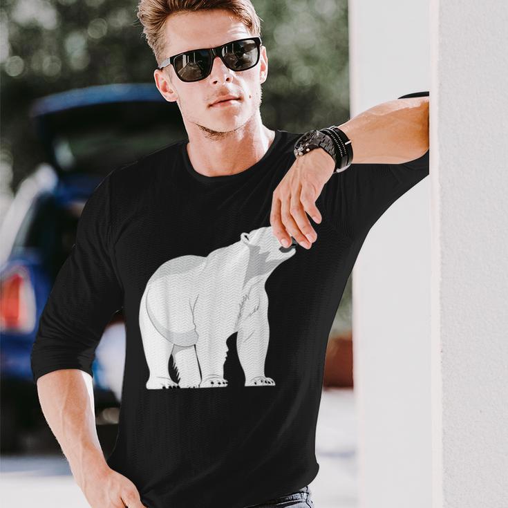 北極グマ 長袖Tシャツ 彼への贈り物