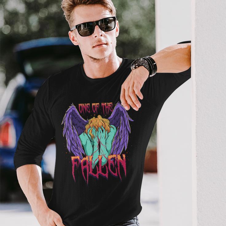 堕ちたパステル ゴス 倒れた天使 ルシファー エンジェリック 長袖Tシャツ 彼への贈り物