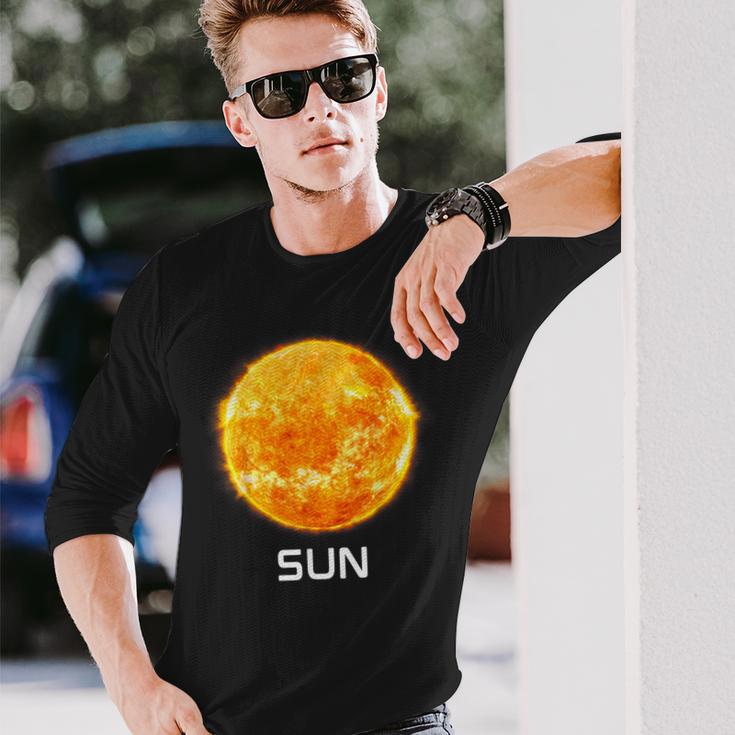 太陽系 惑星 太陽 宇宙 長袖Tシャツ 彼への贈り物