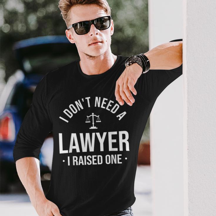 弁護士 I Raised One Attorney 法律顧問 パラリーガル 長袖Tシャツ 彼への贈り物