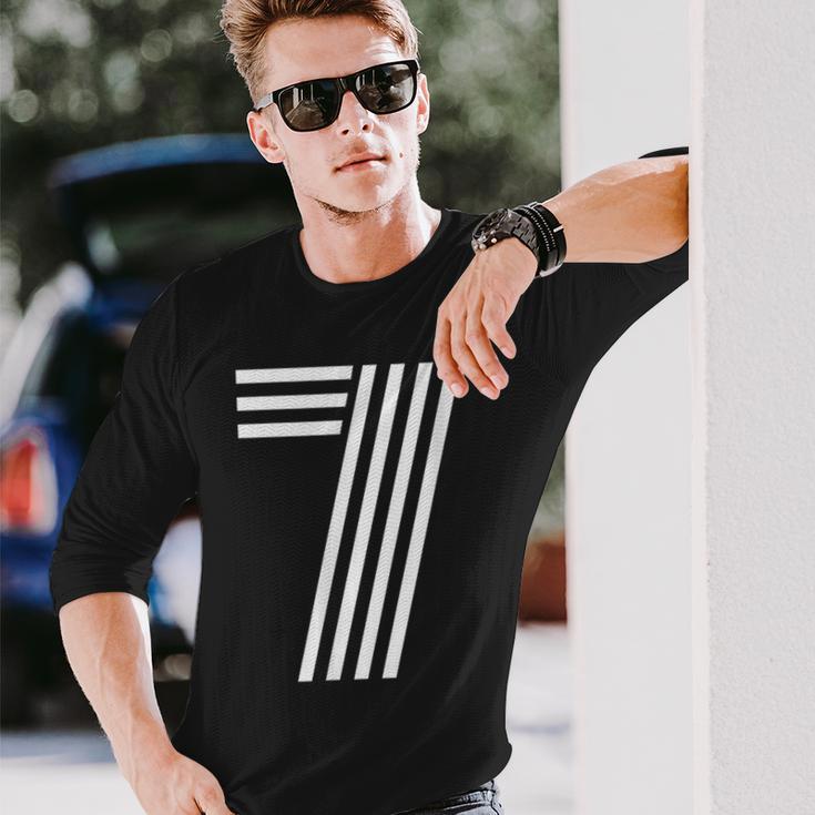 数字 7 ラッキーナンバーセブン 長袖Tシャツ 彼への贈り物