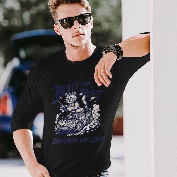 猫 ラジコン 車 漂流 猫 ドリフト ドリフト ドリフト用 長袖Tシャツ 彼への贈り物