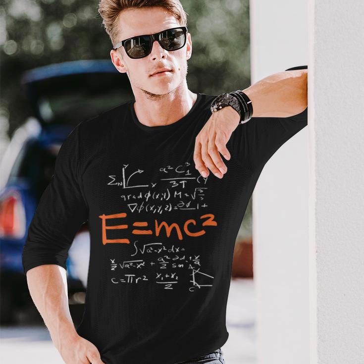 科学 E Mc² 式相対性理論 長袖Tシャツ 彼への贈り物