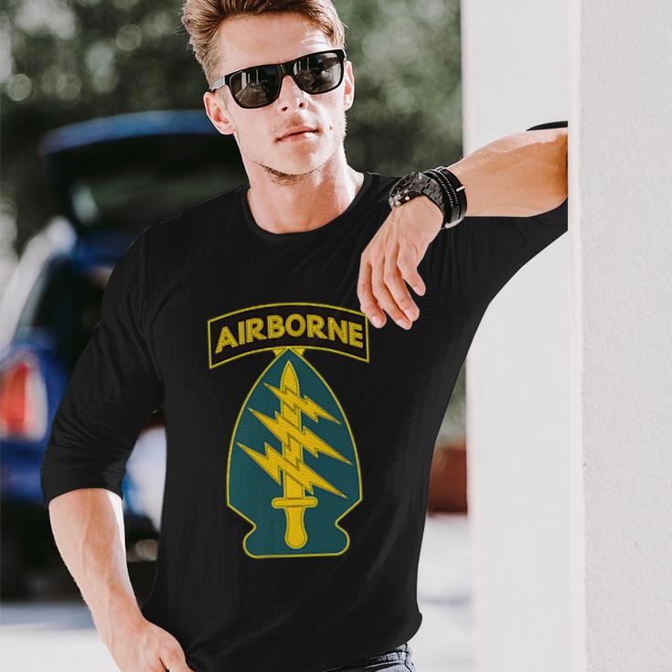 第1特殊部隊 アメリカ陸軍 グリーンベレー帽 空挺部隊f 退役軍 長袖Tシャツ 彼への贈り物