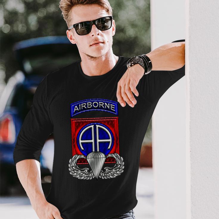 第82空挺師団 誇り高き退役軍人の日のギフト 長袖Tシャツ 彼への贈り物