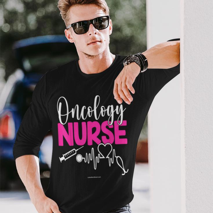 腫瘍看護師 看護 医療 がんセンター 長袖Tシャツ 彼への贈り物