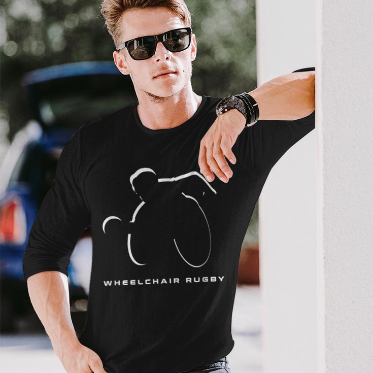 車いすラグビー服 車いすラグビー 長袖Tシャツ 彼への贈り物