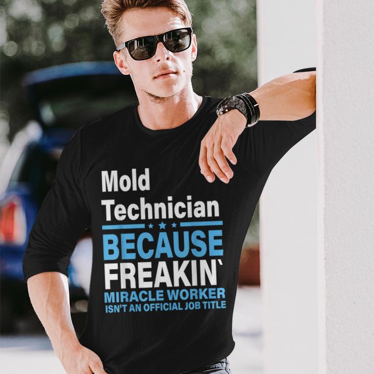 金型技術者 長袖Tシャツ 彼への贈り物