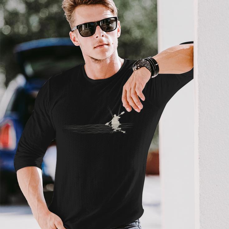 釣り人 シーカヤック フィッシングカヤック 足漕ぎ 長袖tシャツ 長袖Tシャツ 彼への贈り物