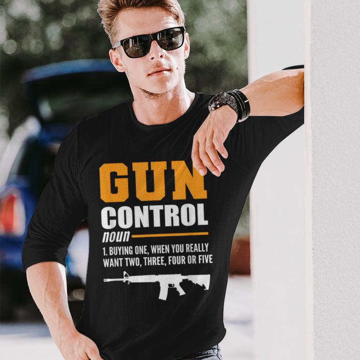 銃規制定義保安官 長袖Tシャツ 彼への贈り物
