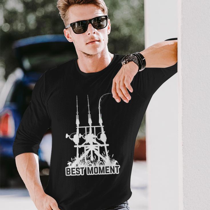 鯉釣り カープハンターデザイン トップカープフィッシング 長袖Tシャツ 彼への贈り物