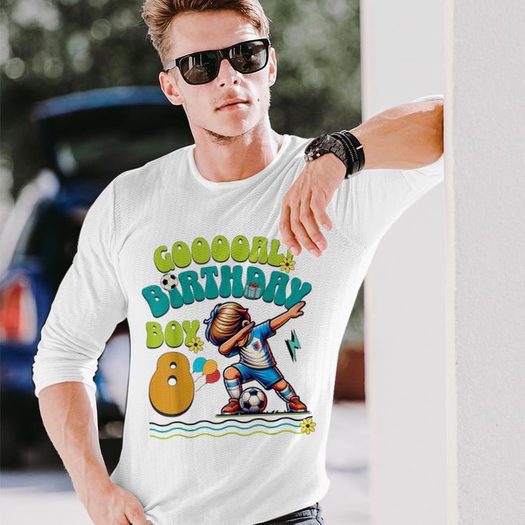 8歳の誕生日 男の子 8歳 サッカー フットボール選手 誕生日 長袖Tシャツ 彼への贈り物