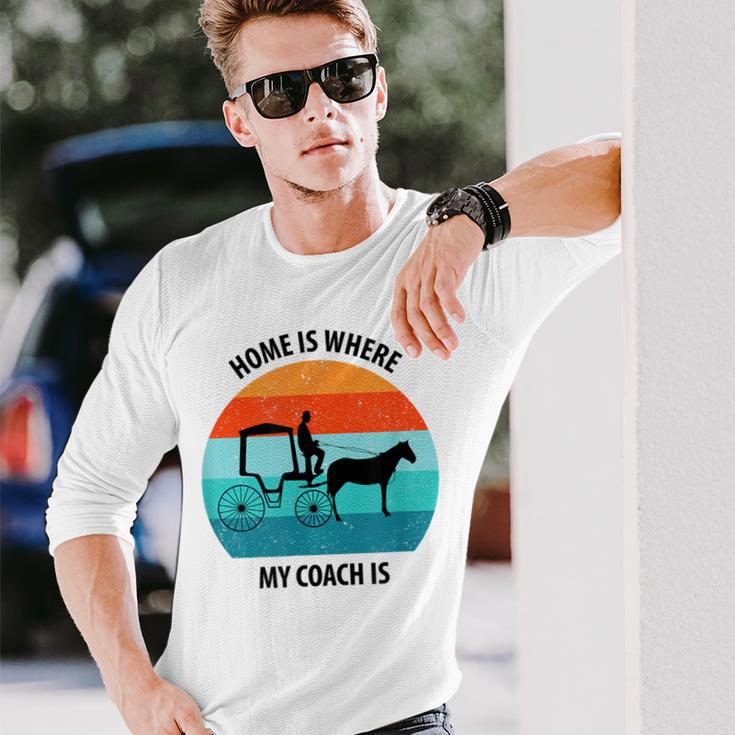 Coachman 馬車 馬車 職業格言 長袖Tシャツ 彼への贈り物