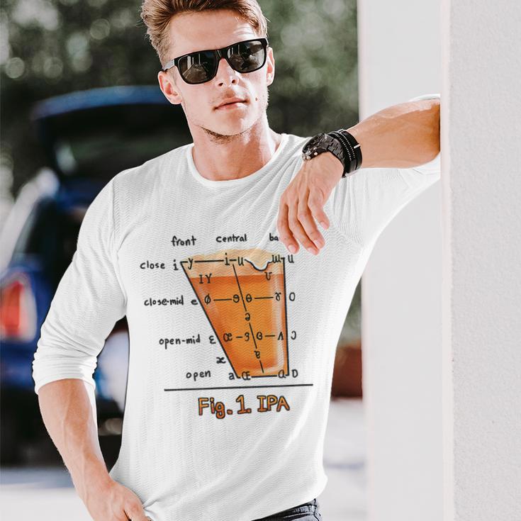 Ipa 言語学 面白い国際音声アルファベット 長袖Tシャツ 彼への贈り物