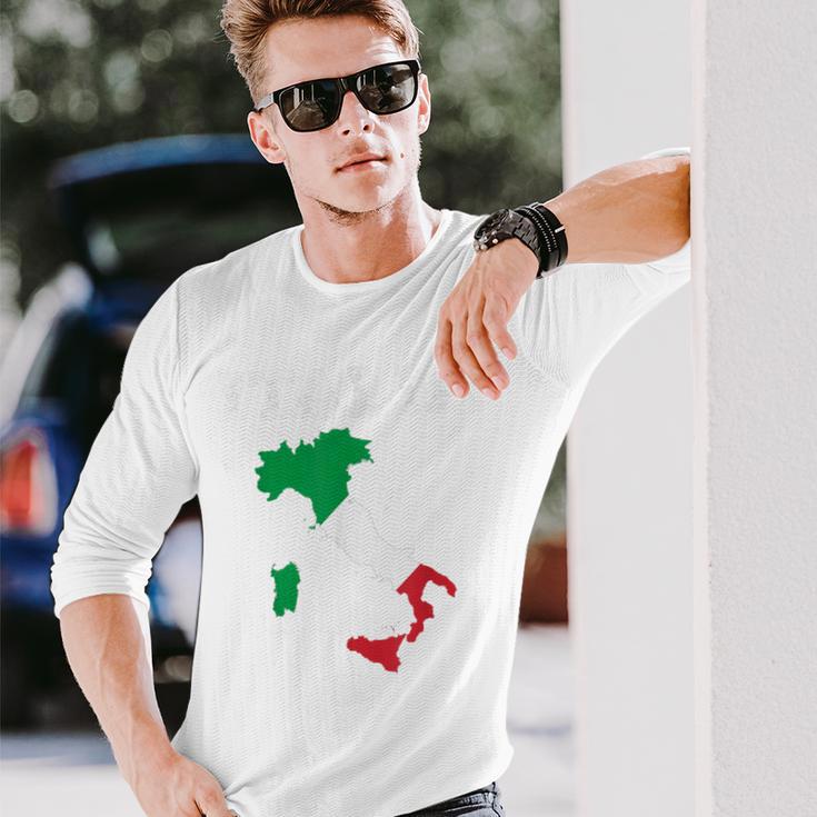 Italy National Pride 長袖Tシャツ 彼への贈り物