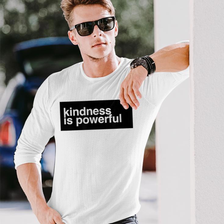Kindness Is Powerful 長袖Tシャツ 彼への贈り物