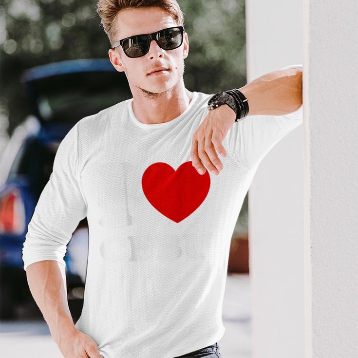 I Love Cebu 裏面にのみプリント フィリピンフィリピン 長袖Tシャツ 彼への贈り物