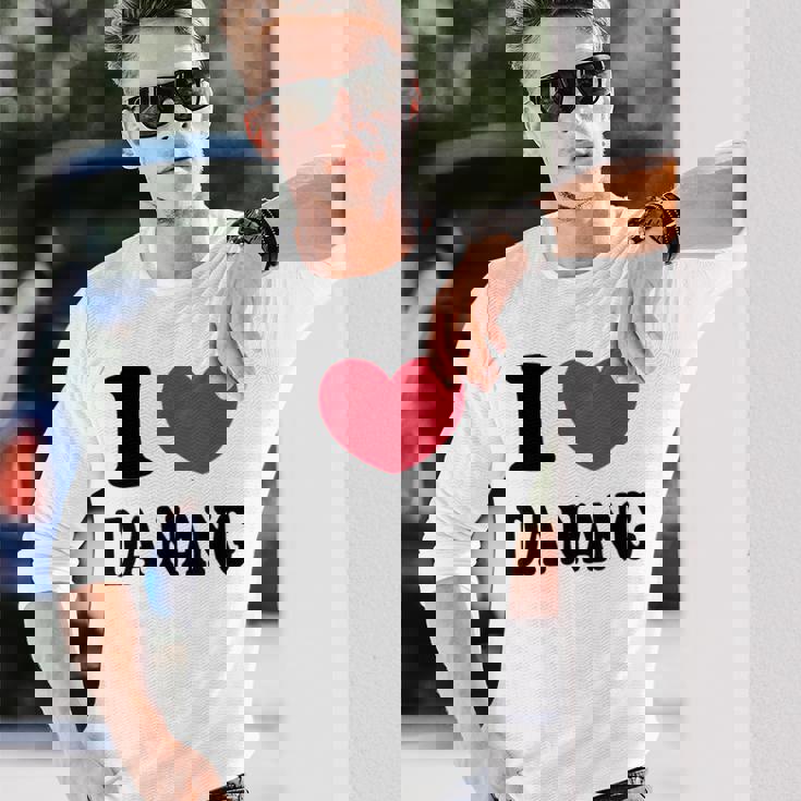 I Love Da Nang ダナンが大好きです 長袖Tシャツ 彼への贈り物