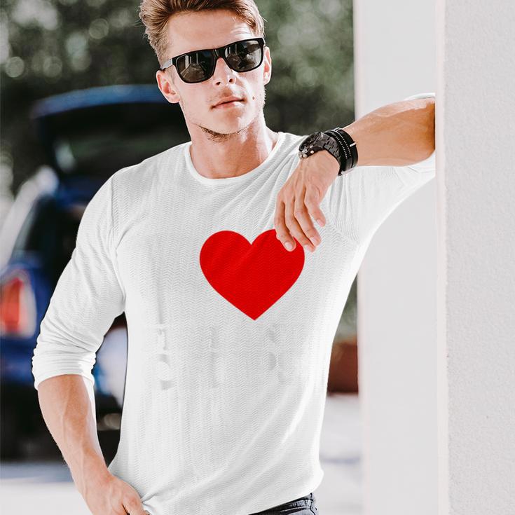 I Love Fish And Chips 長袖Tシャツ 彼への贈り物