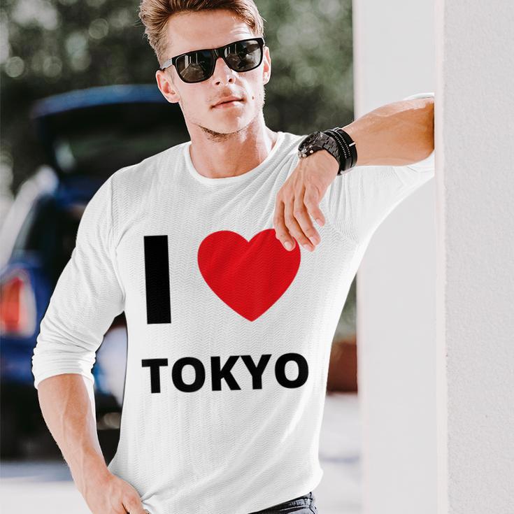 I Love Tokyo Travel Tourist 長袖Tシャツ 彼への贈り物