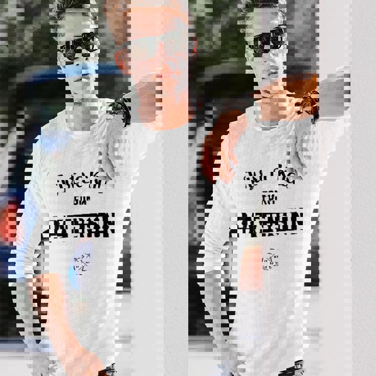 New Jerseytate Nj、ニュージャージー州パターソンのjust A Kid 長袖Tシャツ 彼への贈り物