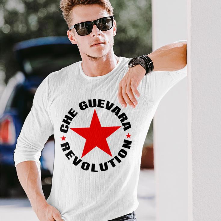 Rebel キューバシャツ ゲリラレボリューション ヴィンテージ チェ・ゲバラ 長袖Tシャツ 彼への贈り物