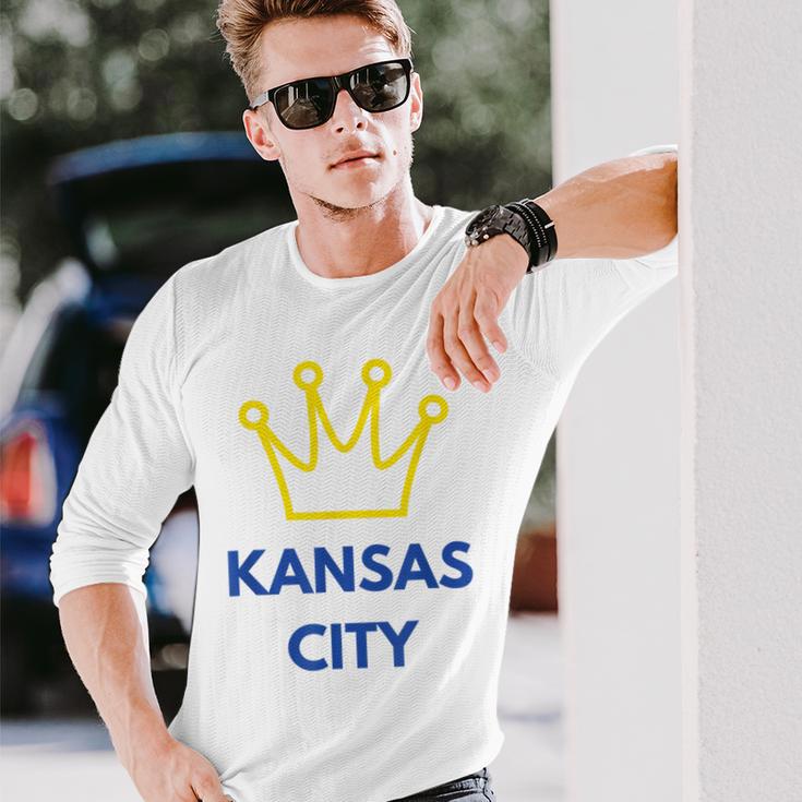 Royal Kc ファンカンザスシティクラウン 長袖Tシャツ 彼への贈り物
