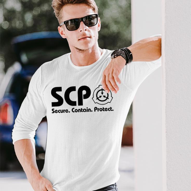 ScpecureContainProtect-Cp Foundation 長袖Tシャツ 彼への贈り物