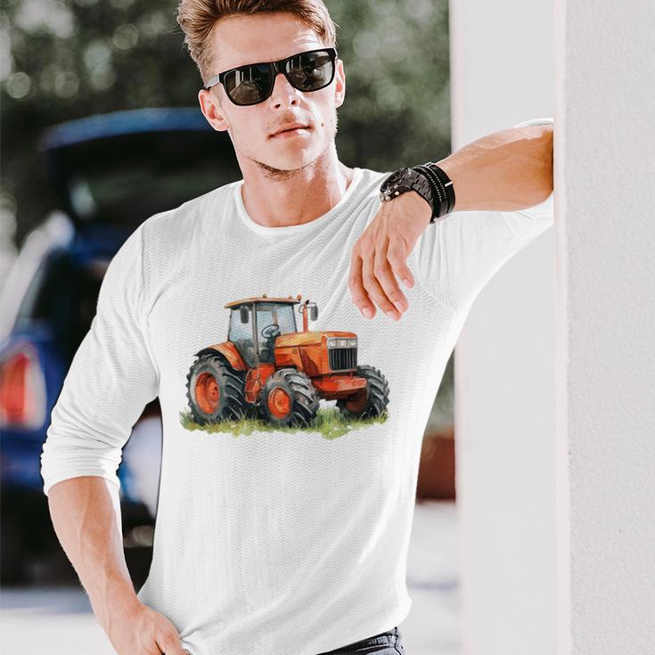 Snirt トラクターtシャツ、トラクター、トラクターコーヒーマグ 長袖Tシャツ 彼への贈り物