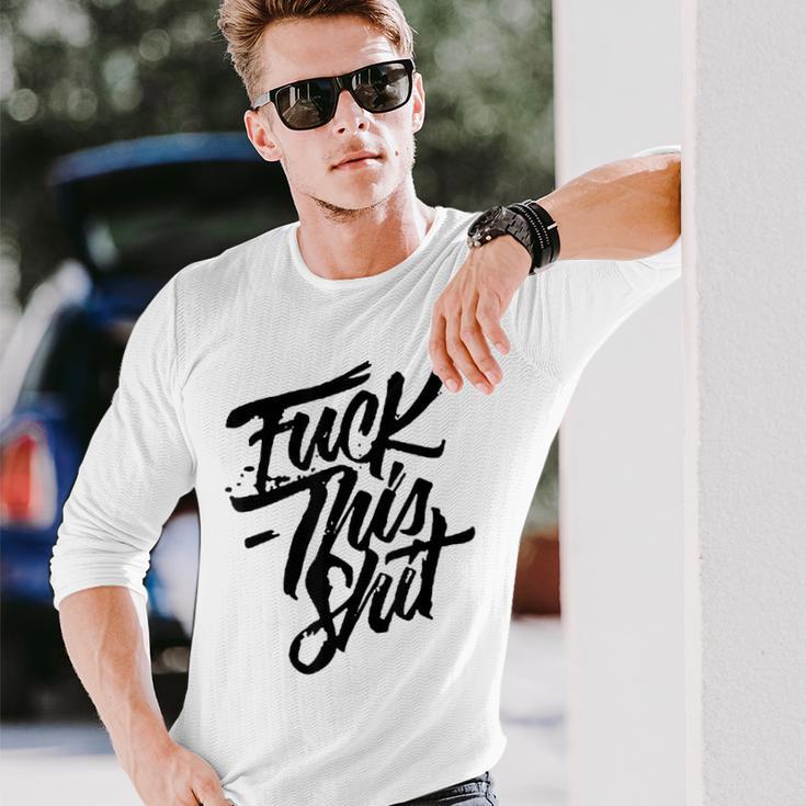 このクソをファック 長袖Tシャツ 彼への贈り物