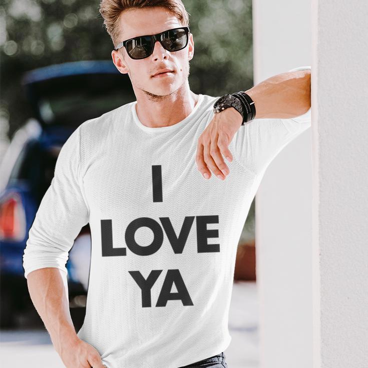 アイ・ラヴ・ヤ-ザット・セイズ・アイ・ラヴ・ユア 長袖Tシャツ 彼への贈り物