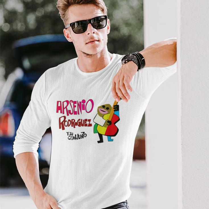 アルセニオ・ロドリゲス・イ・ス・コンフント・サルサ・チャラナガキューバ 長袖Tシャツ 彼への贈り物