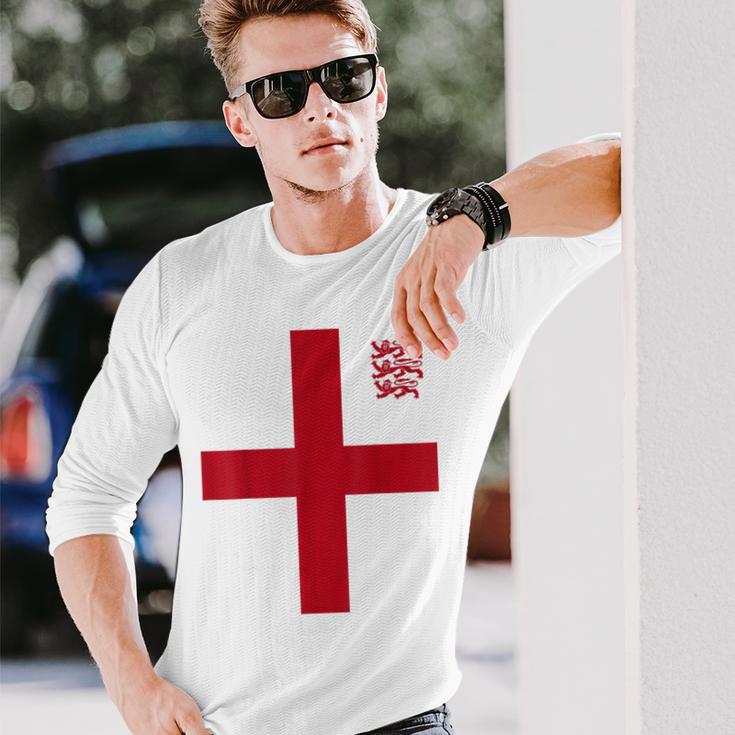 イングランドサッカージャージ。 長袖Tシャツ 彼への贈り物