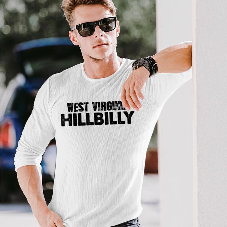 ウェストバージニア ヒルビリー アパラチア 面白い 長袖Tシャツ 彼への贈り物
