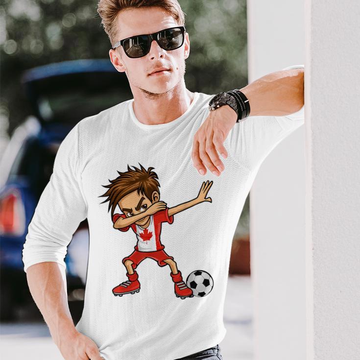 カナダ代表サッカー Canadaoccer Jersey カナダ国旗 長袖Tシャツ 彼への贈り物