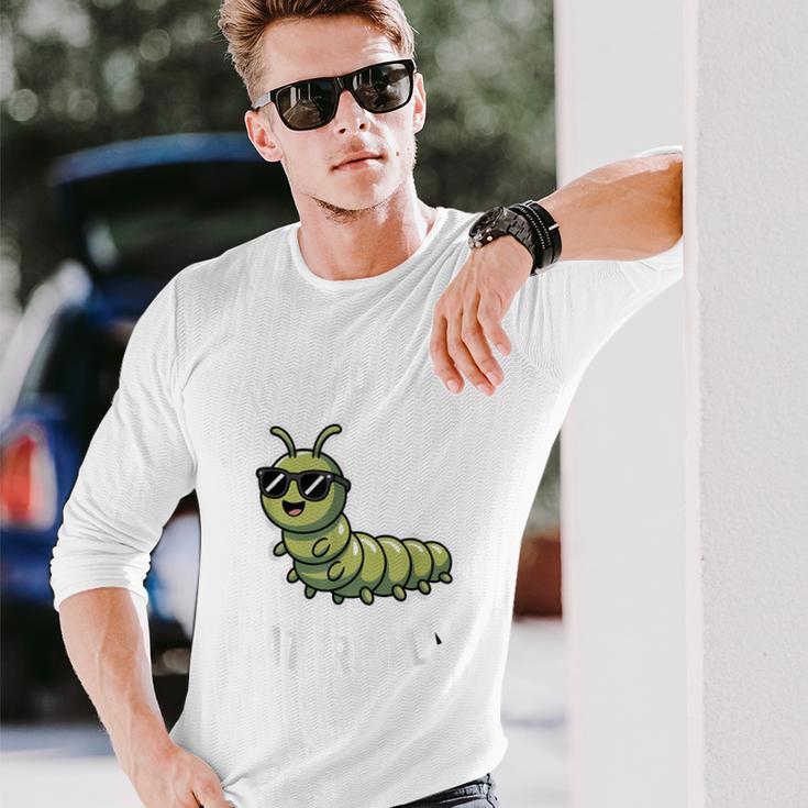 キャタピラー ごっこ おもしろキャタピラー 長袖Tシャツ 彼への贈り物