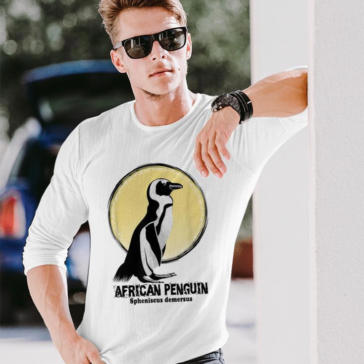 ケープペンギン African Penguin 長袖Tシャツ 彼への贈り物
