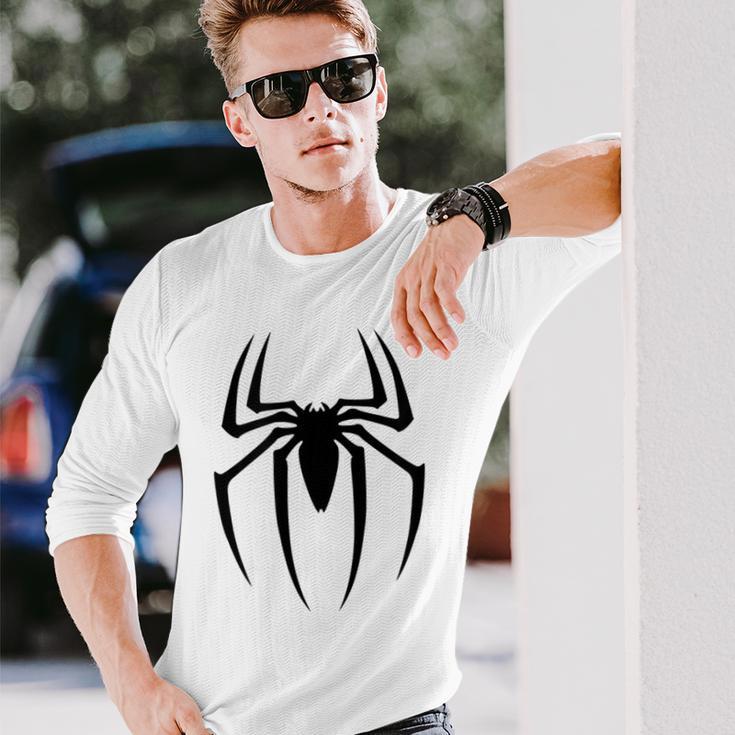 スパイダーグラフィック。 長袖Tシャツ 彼への贈り物