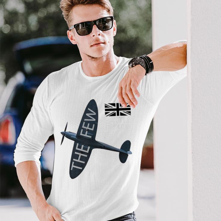 バトルオブブリテン イギリス空軍航空機 スピットファイア The Few War 飛行機 長袖Tシャツ 彼への贈り物