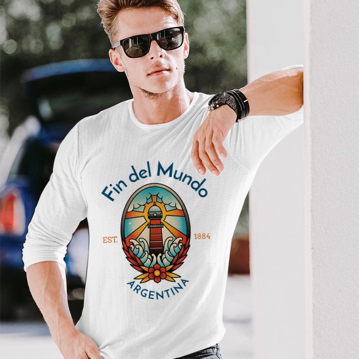 フィンデルムンド灯台アルゼンチン 長袖Tシャツ 彼への贈り物