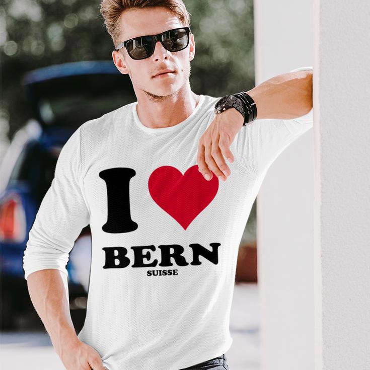 ベルンが大好き 長袖Tシャツ 彼への贈り物