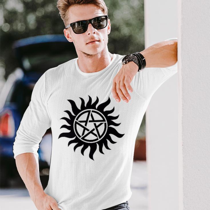 ペンタグラム スーパーナチュラル 長袖Tシャツ 彼への贈り物