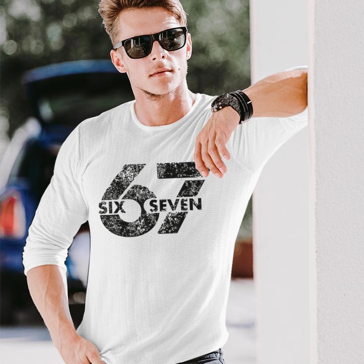 ミーム-67 シックスセブン 長袖Tシャツ 彼への贈り物